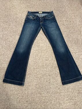 BKE Women’s Flare Jeans in Dark Blue